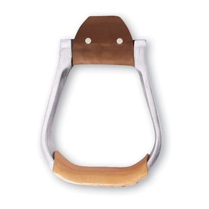 Martin Aluminum Engraved Leather Tread Stirrup