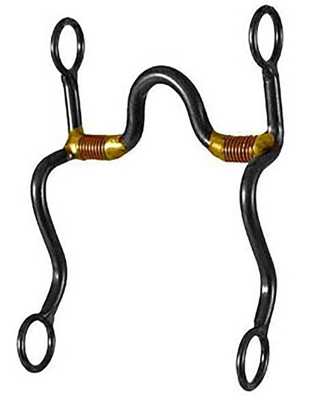 Western SI High Port Copper Wire S-Shank Bit