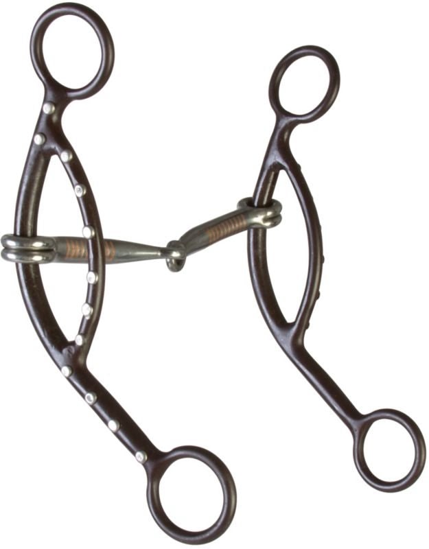 Westen AT Dot Snaffle Long Sliding Gag Bit