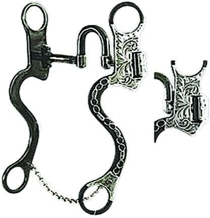 Western AT Silver Chain Correction S-Shank Bit