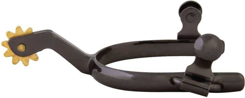 Western Gun Metal 10pt Roping Spurs
