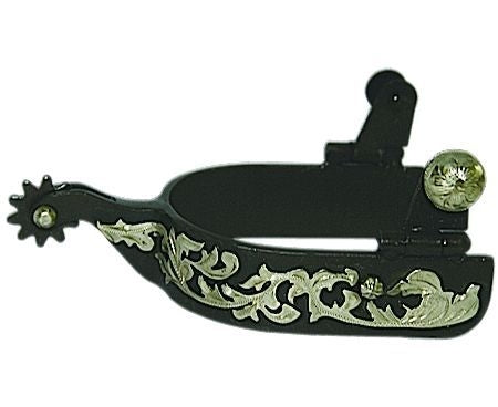 Western AT Floral 10pt Mens Spurs