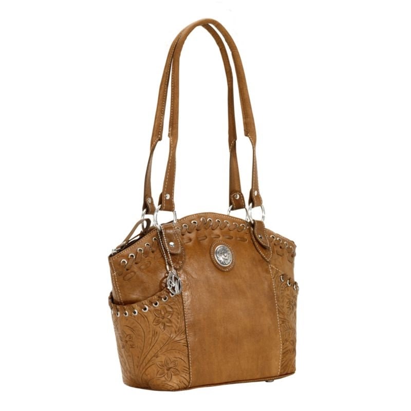 American West Harvest Moon Bucket Tote Handbag