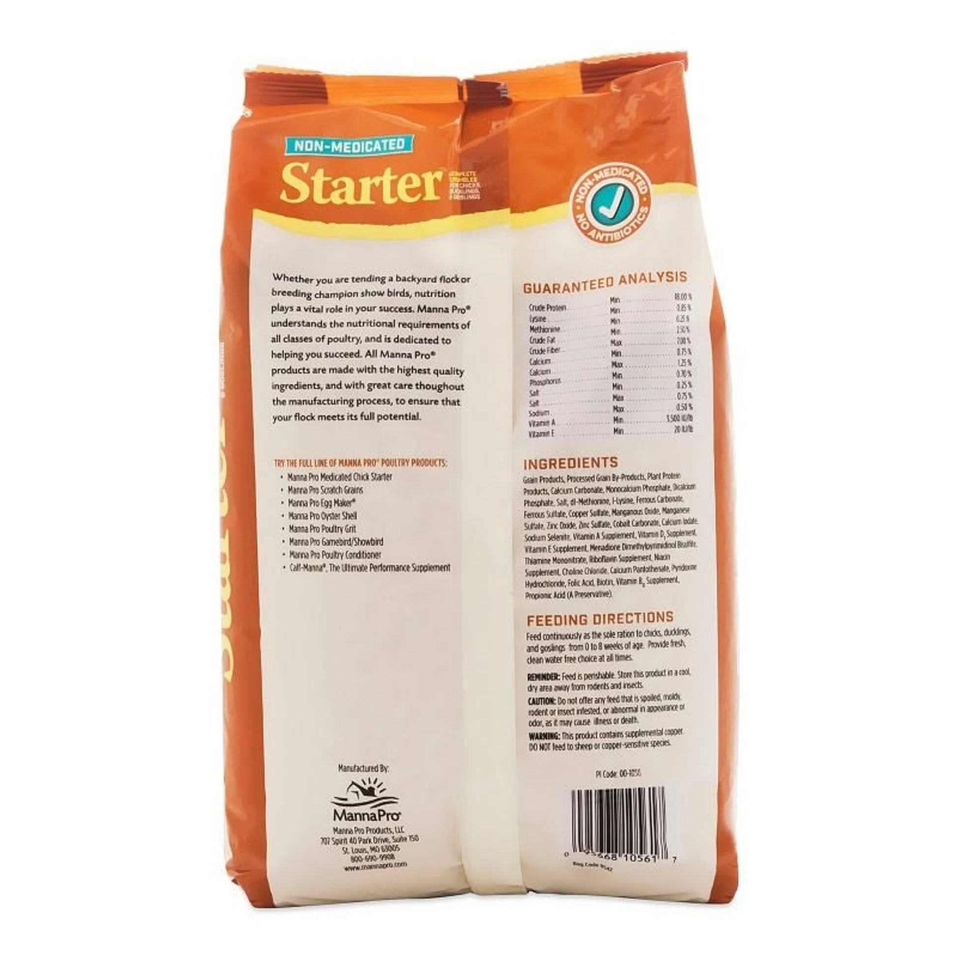 Manna Pro Chick Starter Non Medicated