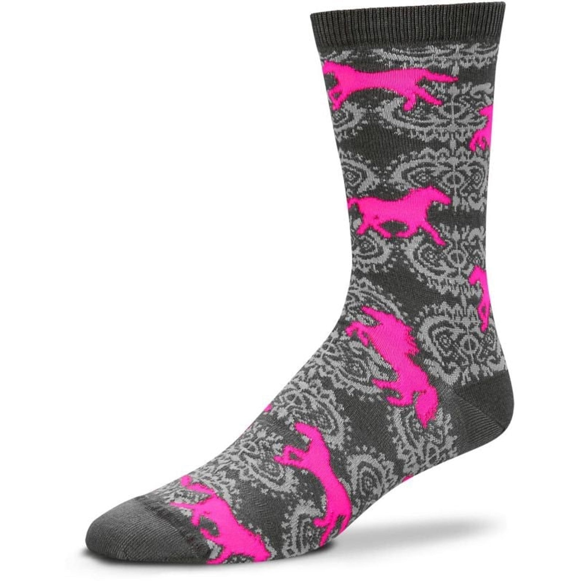 Damask Horse Ladies Socks
