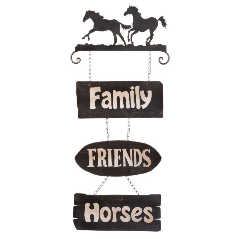 Family Friends Horses Wall Decor