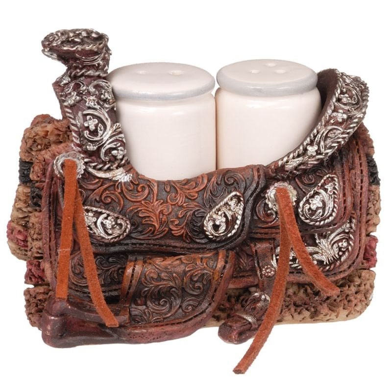 Western Saddle Salt and Pepper Shakers