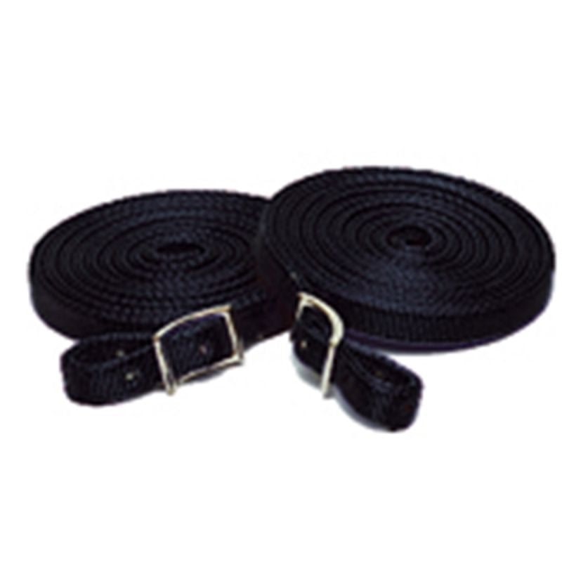 Fabtron Doubled Nylon Split Reins 7FT Red