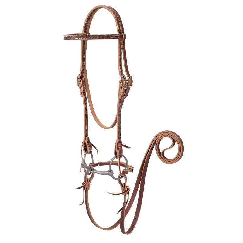 Weaver Browband Bridle with Double Buckle Cheeks