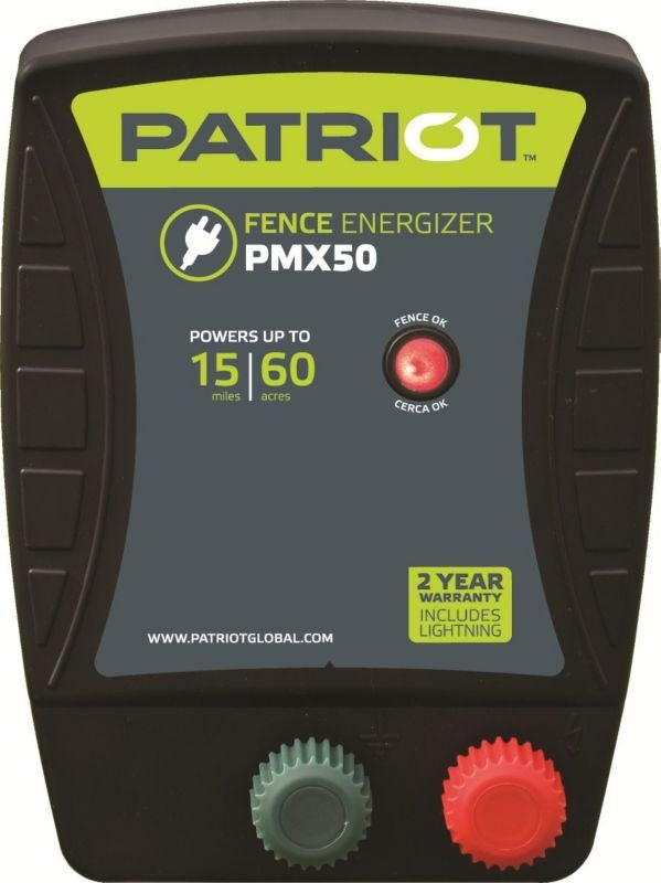 Patriot PMX50 Fence Energizer 0.50 Joule