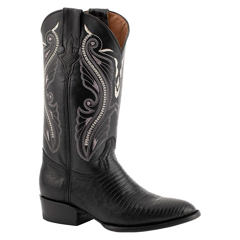 Ferrini Mens Teju Lizard Rnd Toe Boots