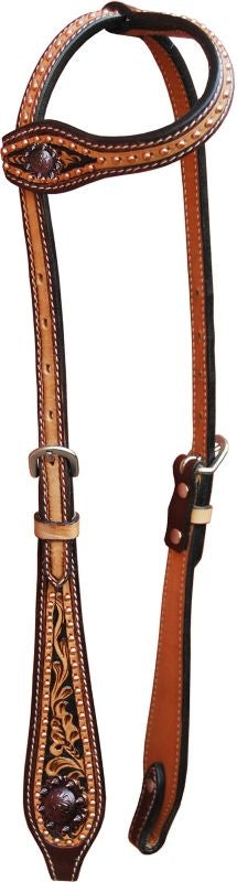 Turn-Two Prairie Rose Single Ear Headstall
