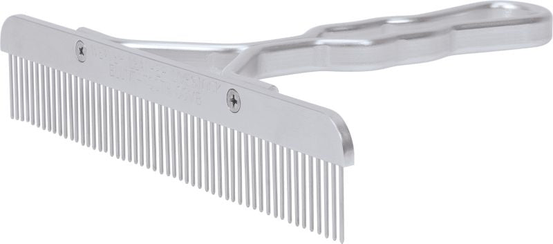 Blunt Tooth Comb Aluminum Handle SS Blade