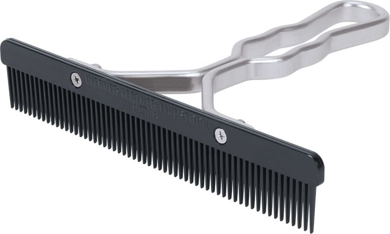 Weaver Fluffer Comb with Alum Handle/Plastic Blade