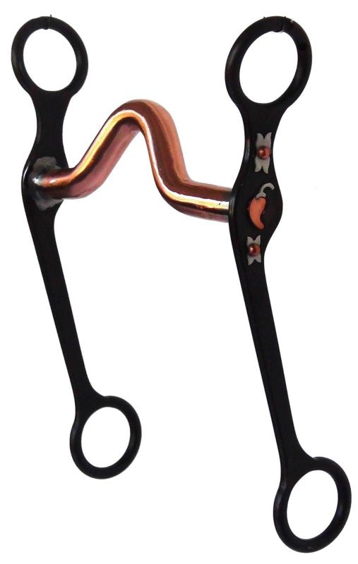 Western Copper Mouth Md Port Chili Pepper Curb Bit