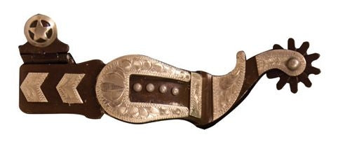 Mens Antique SS Buckle Spurs