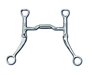 Myler SS 7 Flat Shank Mullen Barrel Low Port