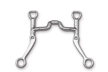 Myler SS 7 Flat Shank Low Port Barrel Narrow