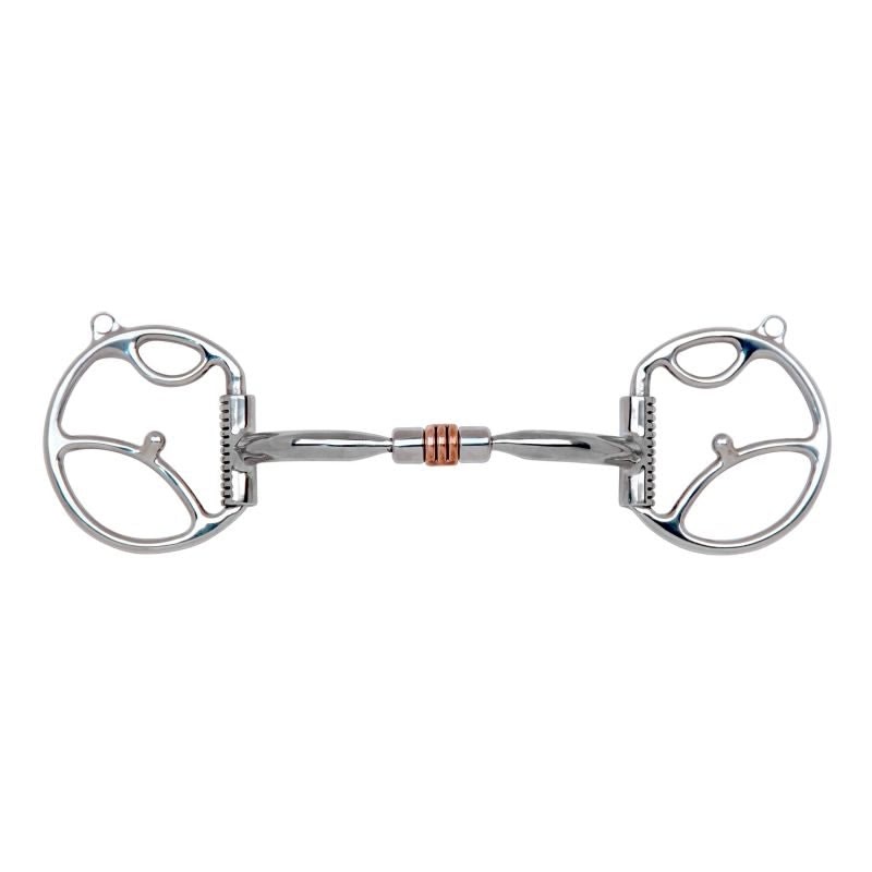 Myler Western 2 Hook Comfort Snaffle Copper Roller