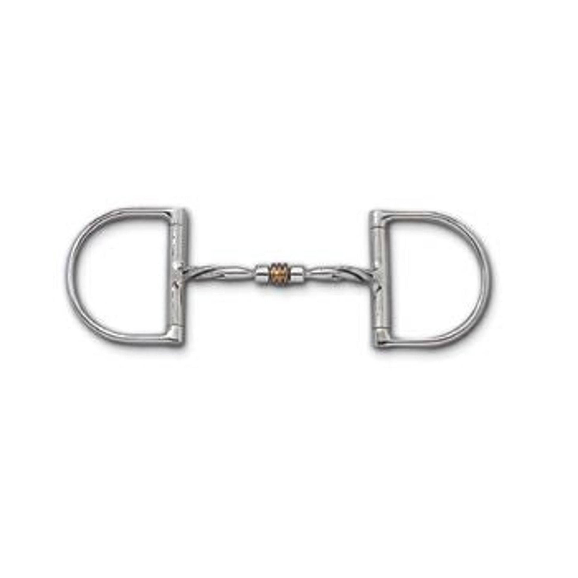 Myler 3 3/4 D Twist Comfort Snaffle Copper Roller