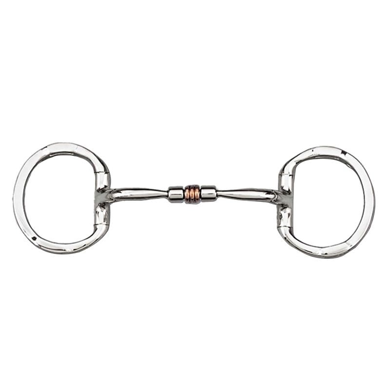 Myler Eggbutt with Hook Comfort Snaffle Cooper Roller