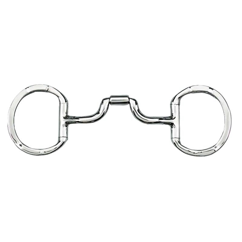 Myler SS Eggbutt s/Hooks Low Ported Barrel Narrow