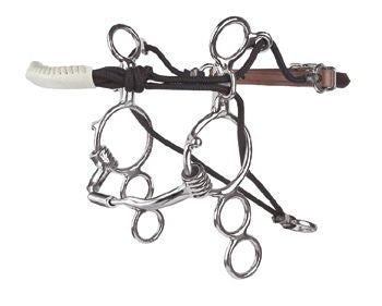 Myler Lynn McKenzie 3Ring Combo Low Port Snaffle