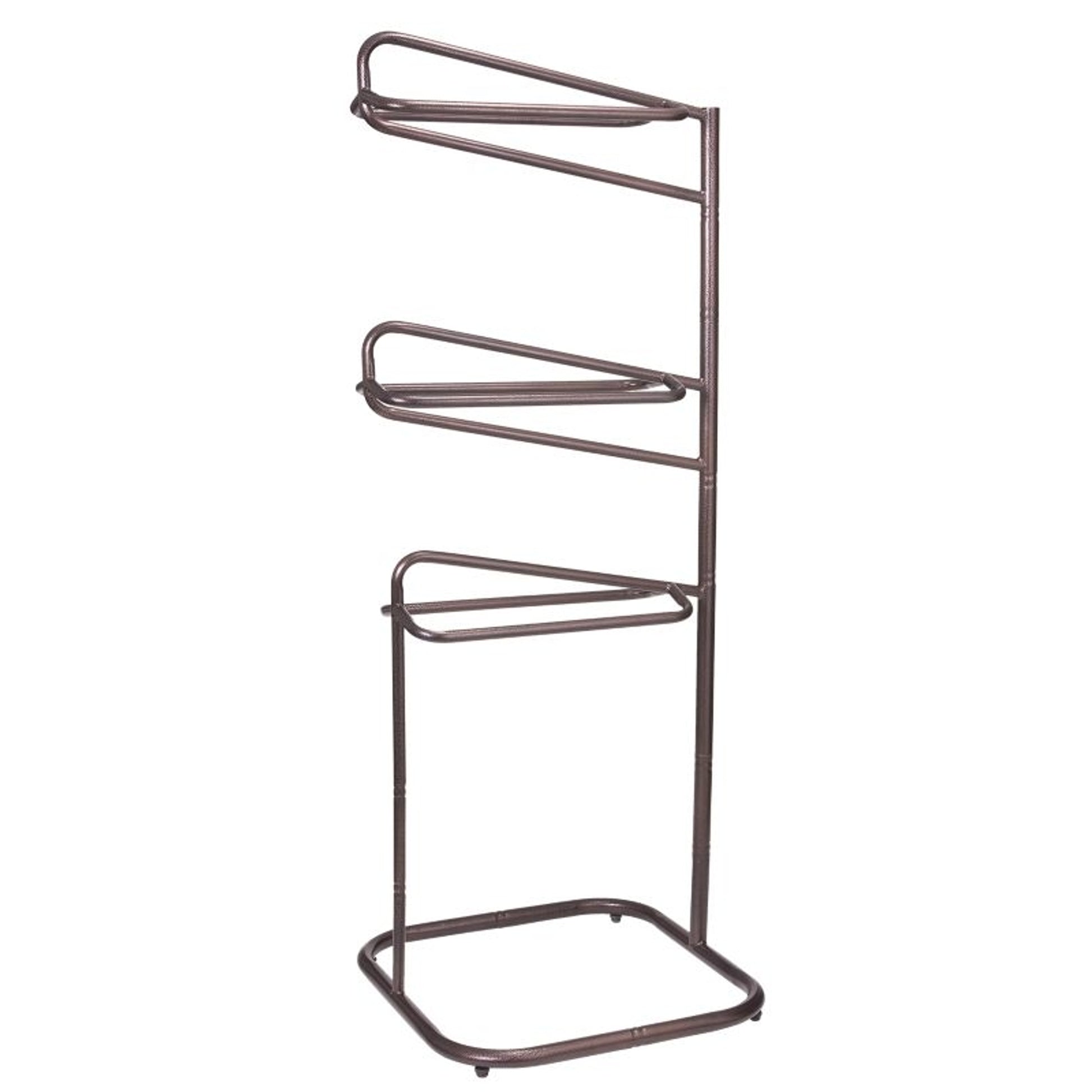 3 Tier Saddle Rack Hammered Finish