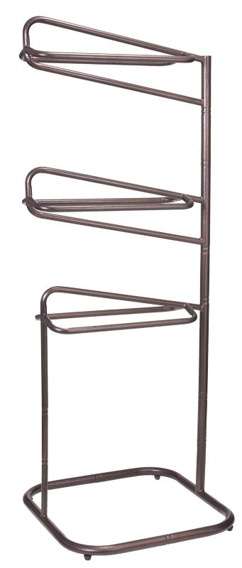 3 Tier Saddle Rack Hammered Finish