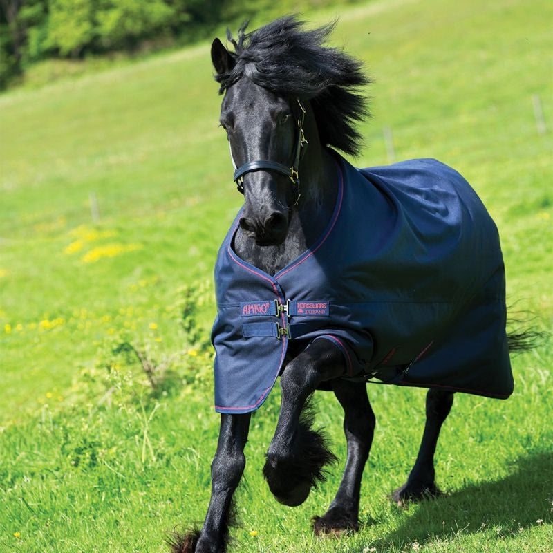 Amigo XL Light Turnout Blanket 69 Navy/Red