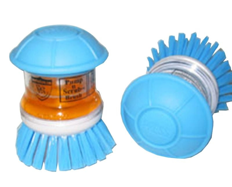 Pump N Scrub Grooming Brush