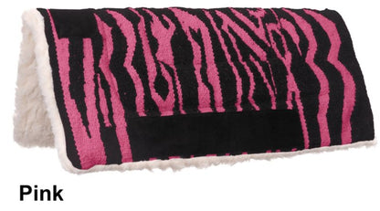 Tough1 Acrylic Zebra Saddle Pad