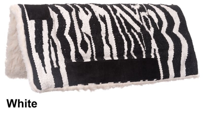 Tough1 Acrylic Zebra Saddle Pad