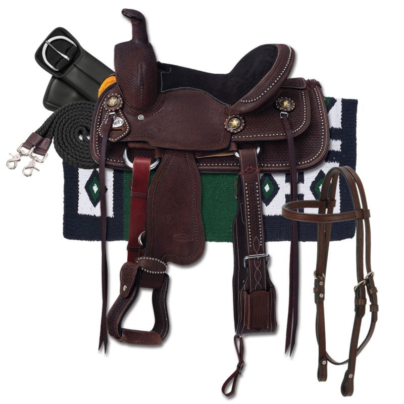 Royal King Bailey Yth Roper Saddle Pkg