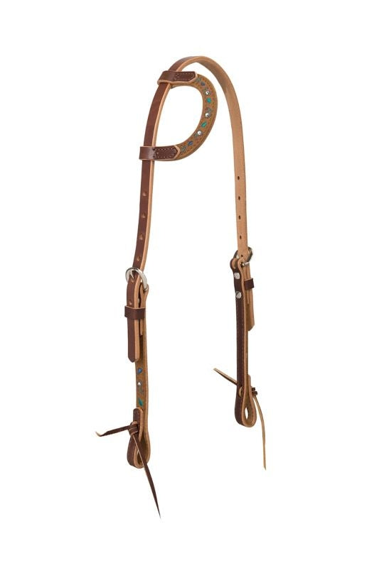 Weaver Paisley Sparkle Sliding Ear Headstall