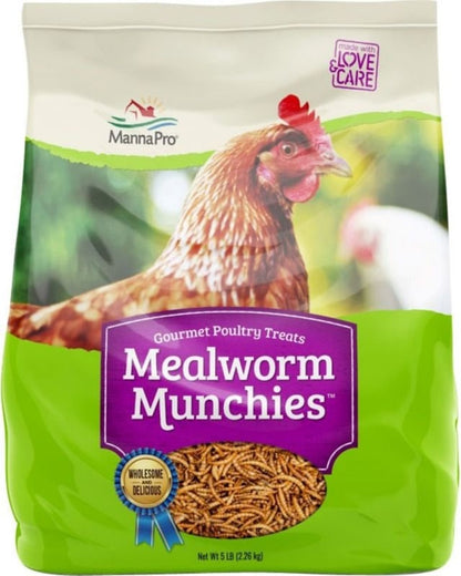 Manna Pro Mealworm Munchies Poultry Treat