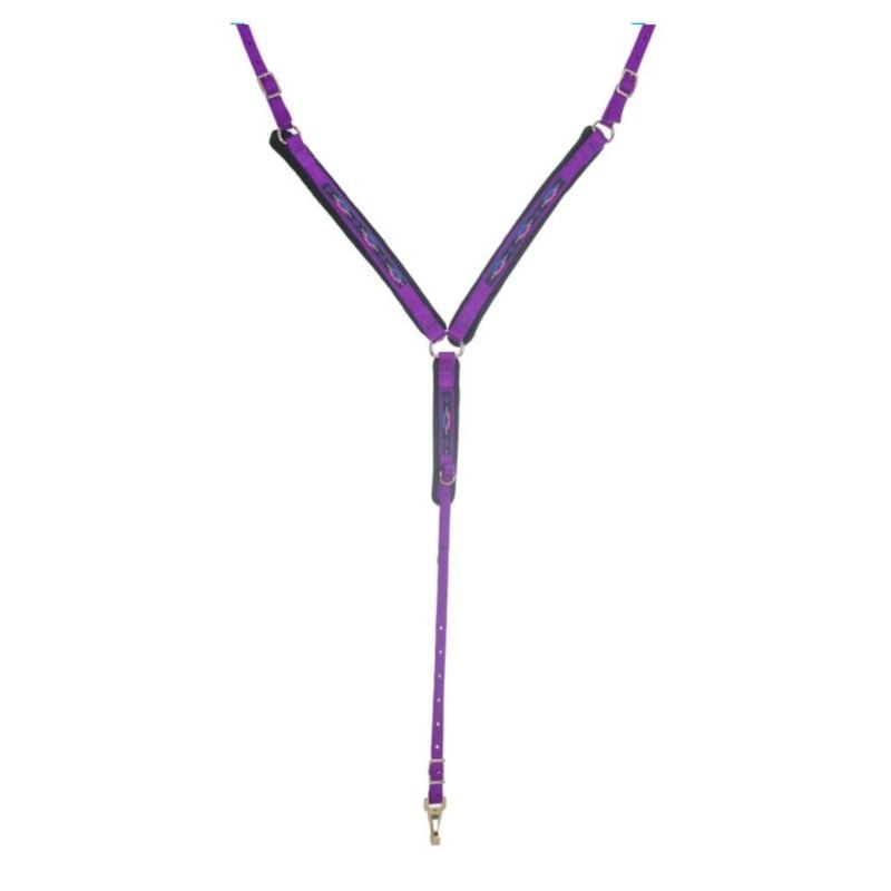 Triple E Nylon Breast Collar with Overlay