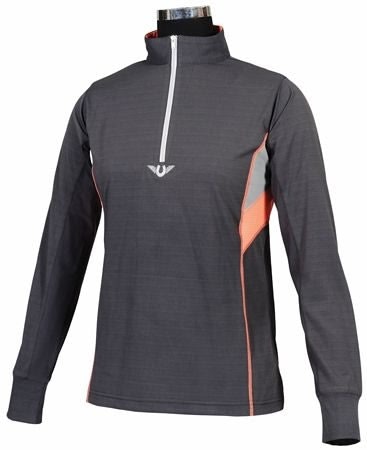 TuffRider Childs Neon Ventilated L/S Zip
