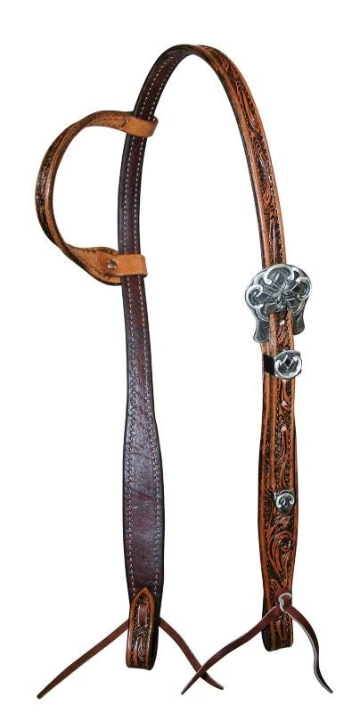 Reinsman Charmayne James Floral One Ear Headstall