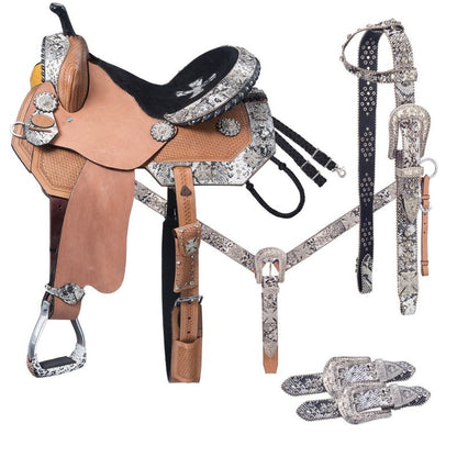 Tough1 Greyson Barrel Saddle 5 Piece Package