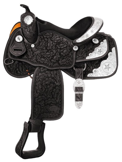 Silver Royal Premium Oak Silver Star Show Saddle