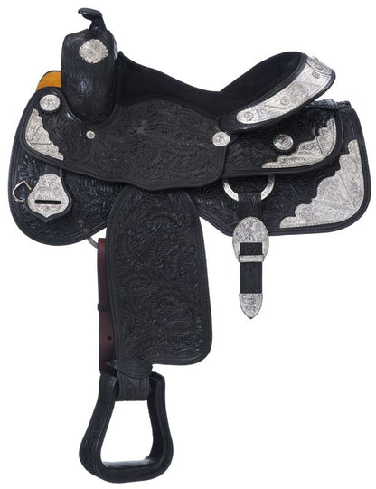 Silver Royal Premium Oak V Silver Show Saddle