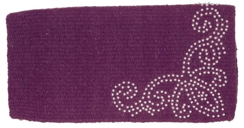 Tough1 Designer Dot Wool Mini Saddle Blanket