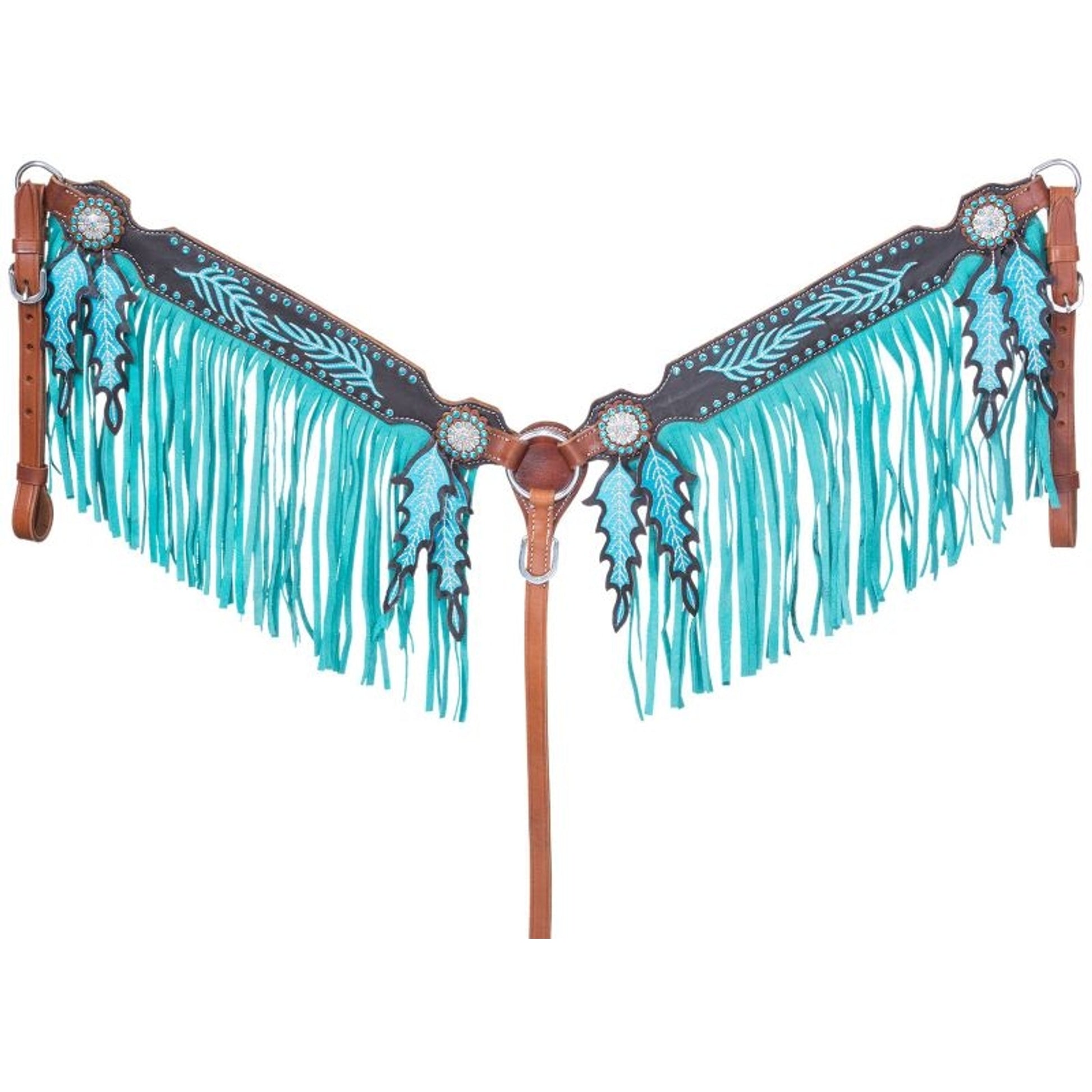 Tough1 Keely Breast Collar with Fringe