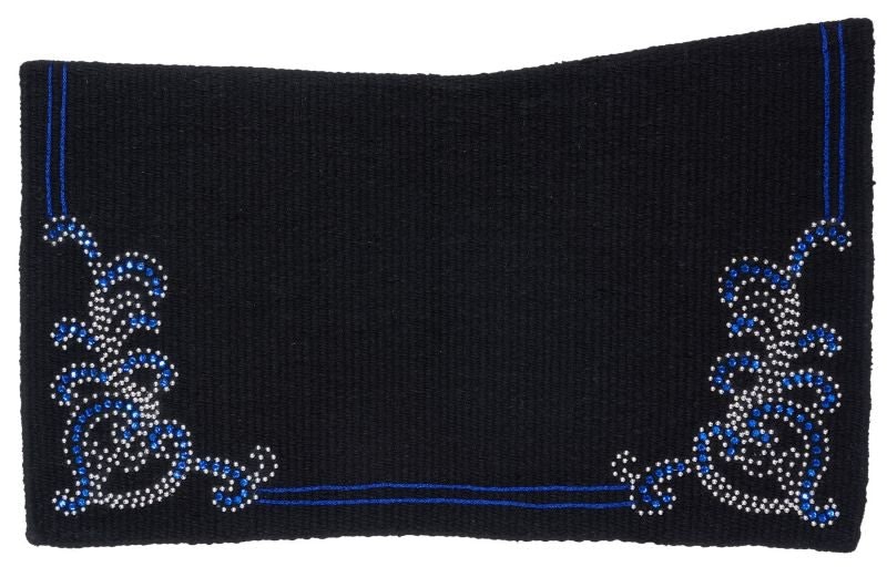 Tough1 Contour Wool Saddle Blanket with Floral