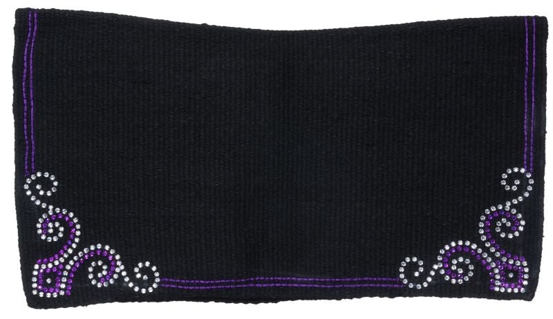 Tough1 Contour Wool Saddle Blanket with Arrow
