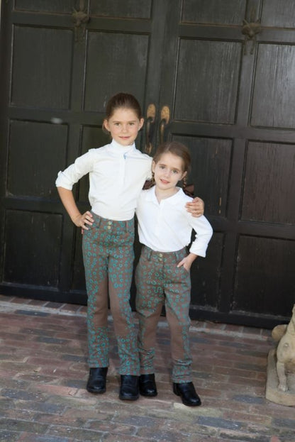 Huntley Childs Brown Horse Shoe Riding Pant