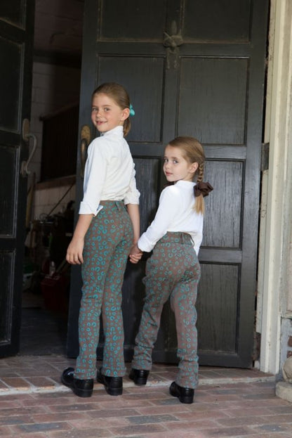 Huntley Childs Brown Horse Shoe Riding Pant