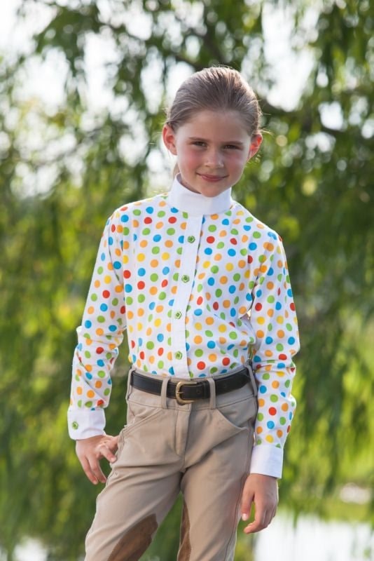 Huntley Childs Polka Dot Riding Shirt