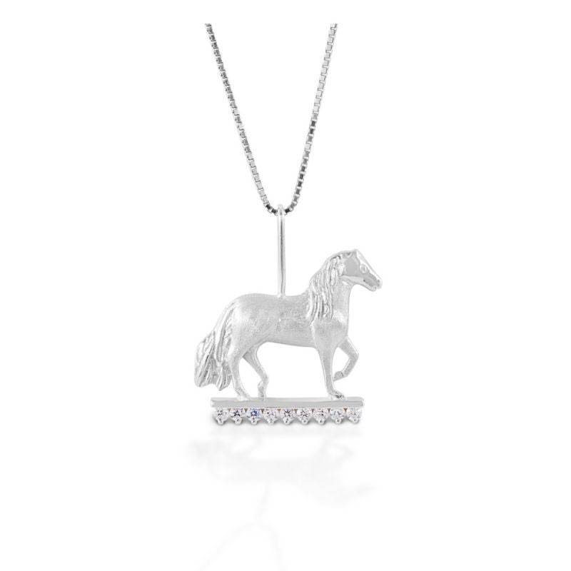 Kelly Herd Paso Fino Pendant with Stones